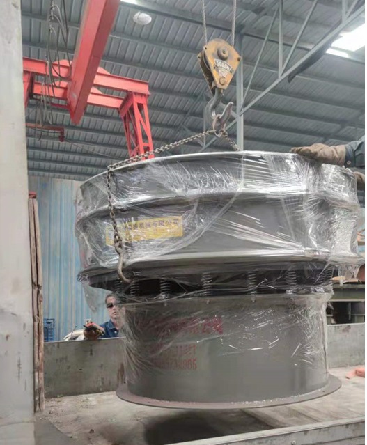 山東淄博的劉經(jīng)理訂購的新斯曼振動(dòng)篩已發(fā)貨