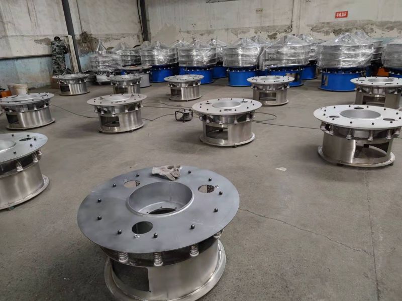 80臺(tái)超聲波振動(dòng)篩生產(chǎn)趕制中