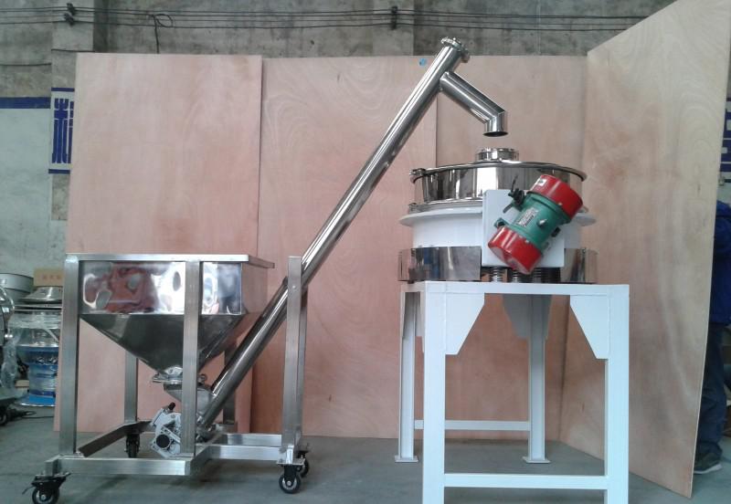 江蘇客戶(hù)定制旋振篩和螺旋輸送機(jī)配套使用